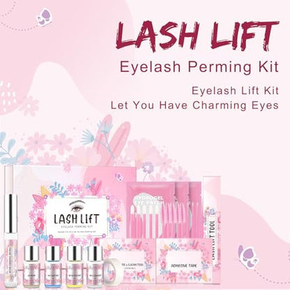 Professional Lash Lift Kit | Semi-Permanent Eyelash Perm & Curl Kit for Home or Salon Use