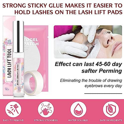 Professional Lash Lift Kit | Semi-Permanent Eyelash Perm & Curl Kit for Home or Salon Use