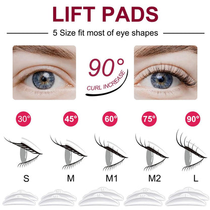 Professional Lash Lift Kit | Semi-Permanent Eyelash Perm & Curl Kit for Home or Salon Use