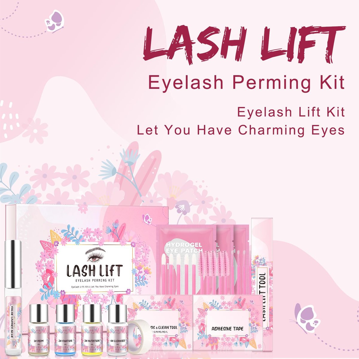 Professional Lash Lift Kit | Semi-Permanent Eyelash Perm & Curl Kit for Home or Salon Use - görsel 17