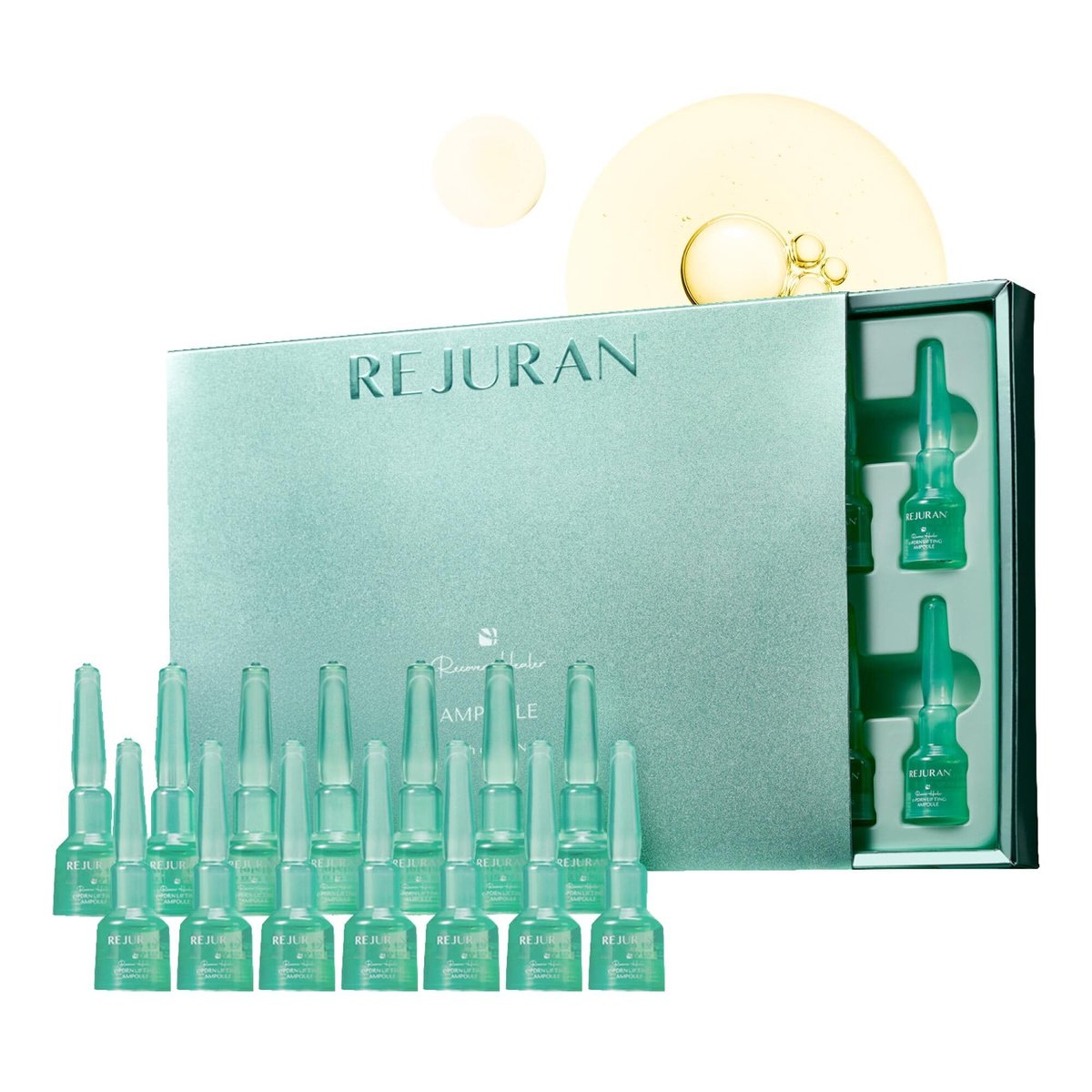 REJURAN Recover c-PDRN Lifting Ampoule - High Concentration Original PDRN Serum for Collagen Boost, Deep Hydration, Skin Soothing, Gentle Formula & Intensive Anti-Aging Korean Skincare (2ml x 14) Avelisse