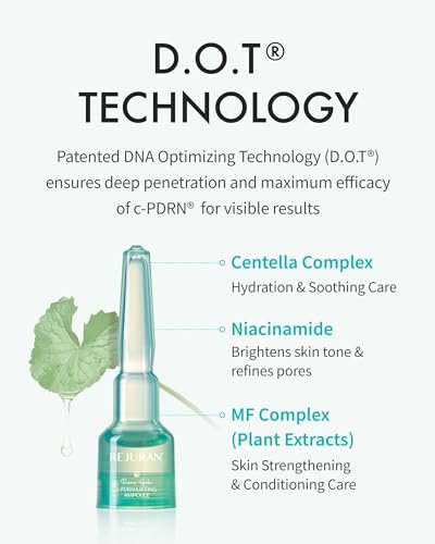 REJURAN Recover c-PDRN Lifting Ampoule - High Concentration Original PDRN Serum for Collagen Boost, Deep Hydration, Skin Soothing, Gentle Formula & Intensive Anti-Aging Korean Skincare (2ml x 14) Avelisse