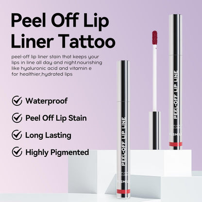 MLSMILE 4 PCS Peel Off Lip Liner Set – Long – Precision Application: The slim pencil design allows for easy, – Image 5