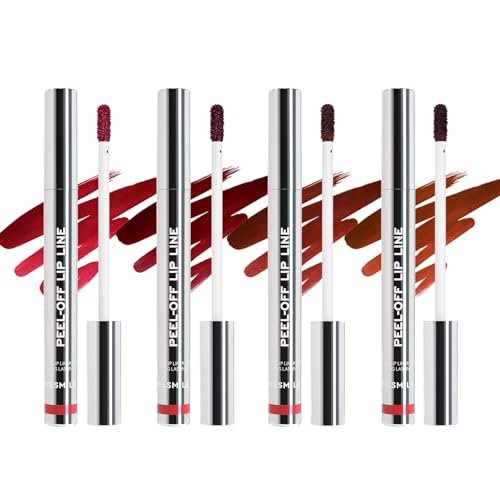 MLSMILE 4 PCS Peel Off Lip Liner Set – Long – Matte Pink Finish: A beautiful, natural-looking matte shade that – Image 2