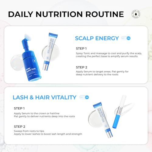 Seapuri Lashrum Eyelash Enhancing Serum – Caffeine, Peptide & Biotin for Longer, Fuller Lashes | Dual Brush for Precise & Full Application | Non-Irritating Daily Lash Growth Serum Avelisse