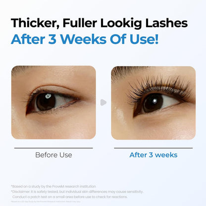 Seapuri Lashrum Eyelash Enhancing Serum – Caffeine, Peptide & Biotin for Longer, Fuller Lashes | Dual Brush for Precise & Full Application | Non-Irritating Daily Lash Growth Serum Avelisse
