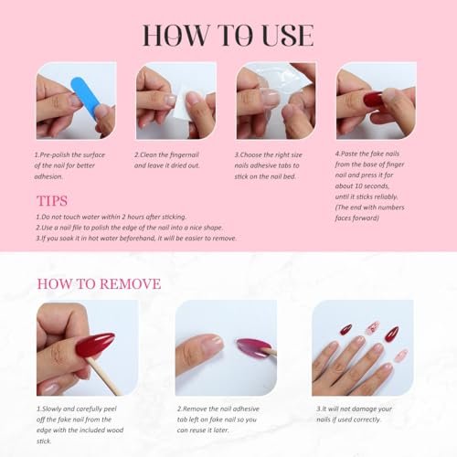 Handmade Long Square Flower Press on Nails - 3D Floral Leopard French Tip False Nails with Thick Acrylic & Multi-Layer Gel for Women DIY Art Decor (M) - görsel 18