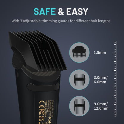 PRITECH Manscape Body Hair Trimmer – Waterproof Pubic & Ball Trimmer with Ceramic Blade, Electric Razor for Men, USB-C, Wet/Dry, Nick-Free Grooming Kit Avelisse