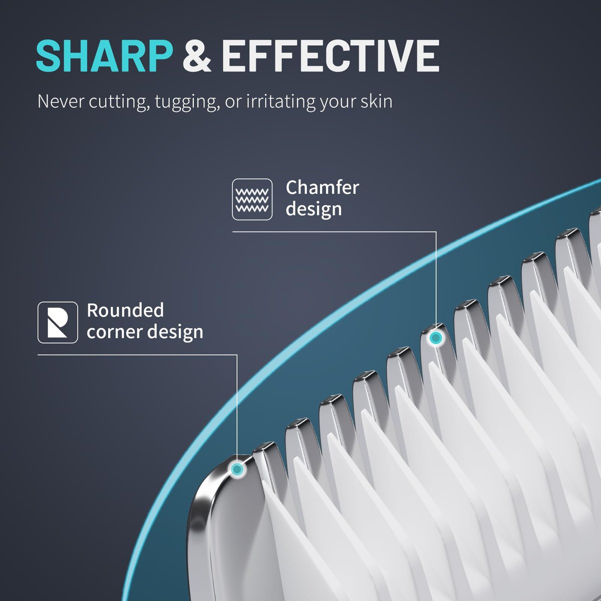 PRITECH Manscape Body Hair Trimmer – Waterproof Pubic & Ball Trimmer with Ceramic Blade, Electric Razor for Men, USB-C, Wet/Dry, Nick-Free Grooming Kit Avelisse