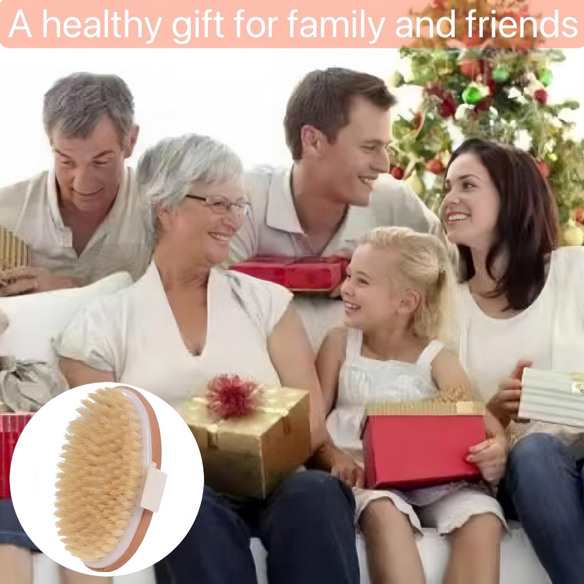 LONGCO Natural Bristle Dry Brush for Body - – Cellulite Reduction: By boosting circulation and breaking down – Image 14
