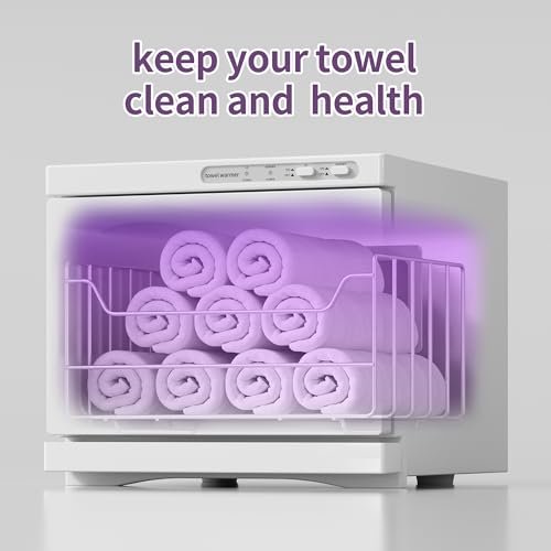 Dress Vous 8L Hot Towel Warmer for Facials, Spa & Home Use – White Avelisse