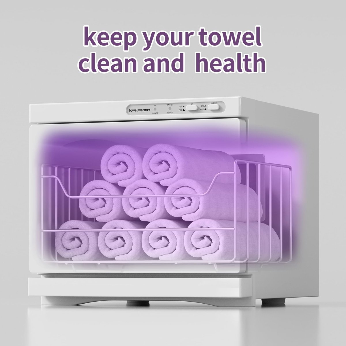 Dress Vous 8L Hot Towel Warmer for Facials, Spa & Home Use – White Avelisse