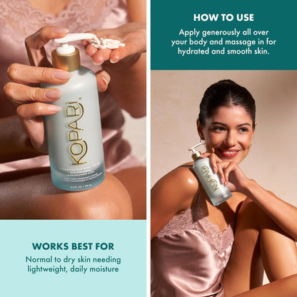 Kopari Hydrating Silk Body Cream – Long Lasting Moisturizer with Hyaluronic & Polyglutamic Acids, Lightweight Silky Texture, Sweet Coconut Milk Scent, 6.7 oz Avelisse