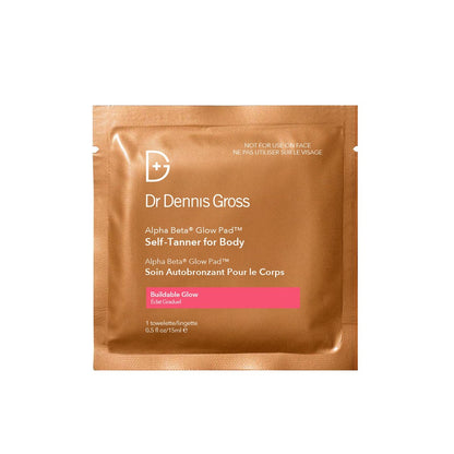 Dr. Dennis Gross Glow Pad Self-Tanner for Body – Exfoliating & Anti-Aging Towelette with AHAs & BHAs, Buildable Natural Glow, Hydrating & Streak-Free Application, 8 Towelettes Avelisse