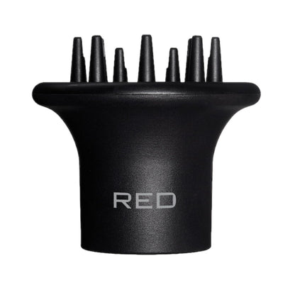 Red by Kiss Hair Dryer Diffuser – Heavy Duty Rubber Grip, Long Prongs for Volume & Root Drying, Compact Design Fits Most Dryers