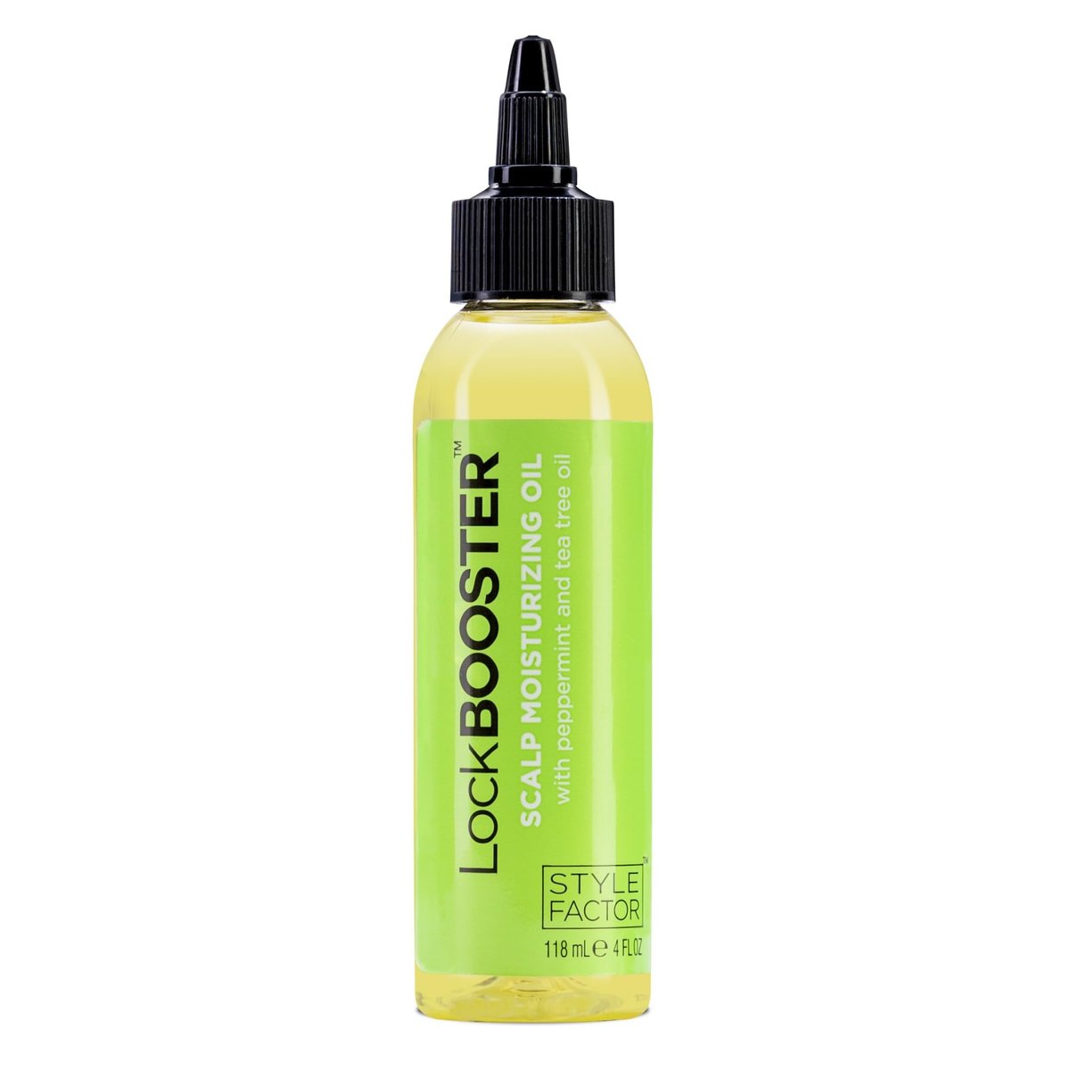 Style Factor LockBOOSTER Scalp Moisturizing Oil – Lightweight Hydration with Peppermint & Tea Tree Oil for Revitalizing Braids, Locs & Twists – Soothes, Nourishes and Supports Scalp Care – 4 oz Avelisse