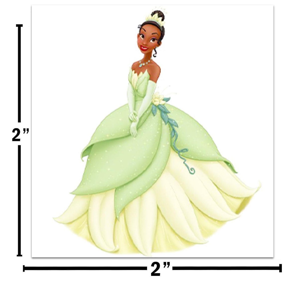 Disney Princess and the Frog Tiana Temporary Tattoos for Kids – 72 Pack Party Favors - görsel 5