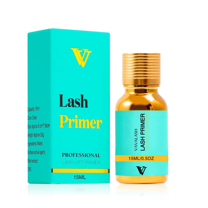VAVALASH Lash Primer for Lash Extensions - 15 ML Eyelash Extension Primer, Increases Adhesive Bonding Power, Removes Proteins and Oils for Longer Lasting Lashes (Professional Use Only)