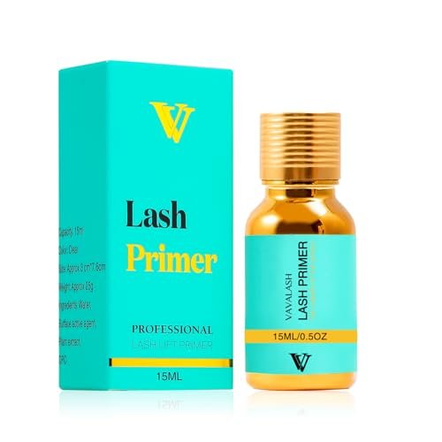 VAVALASH Lash Primer for Lash Extensions - 15 ML Eyelash Extension Primer, Increases Adhesive Bonding Power, Removes Proteins and Oils for Longer Lasting Lashes (Professional Use Only) - görsel 2