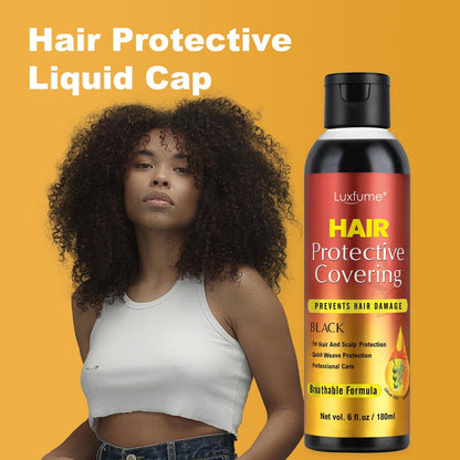 Luxfume Quick Weave Protective Shield - Black, 6 oz - Hair Weave Glue for Quick Dry, Protective Liquid Cap for Hair & Scalp