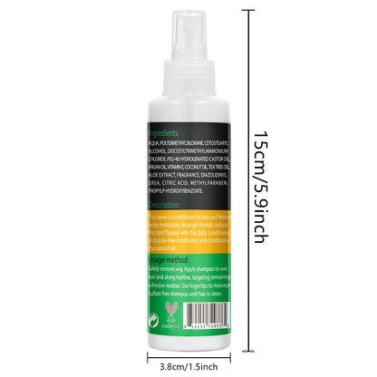 Goiple Wig Milk Spray for Synthetic Hair - Leave-In Conditioner & Detangler (2-Pack, 1.7 Fl Oz Each) - Hydrates & Replenishes for Easy Combing