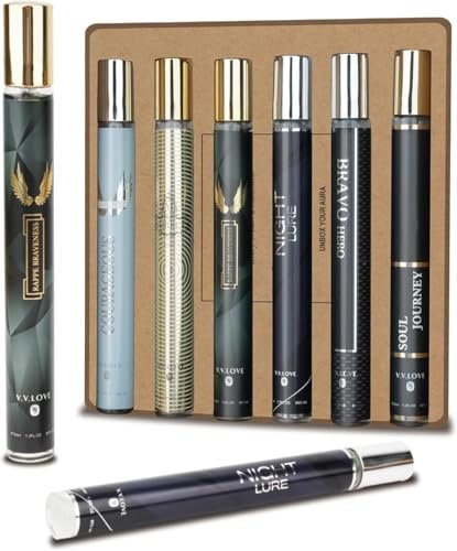 OFUN Cologne for Men, 6x35ml Mens Perfume Gifts, Cologne Sampler Sets for Men, Travel Size Perfumes Samples para Hombre, Fragrance Gift Sets for Birthday Anniversary Valentine Christmas Avelisse