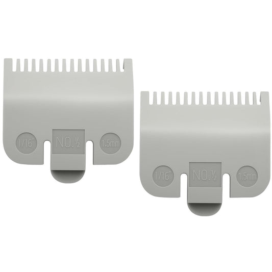 Compatible Wahl Clipper Guards Set - 1.5mm #3137-101 & #1/16'' Replacement Guide Combs, 2-Pack