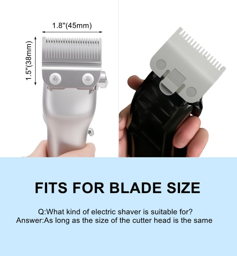 Compatible Wahl Clipper Guards Set - 1.5mm #3137-101 & #1/16'' Replacement Guide Combs, 2-Pack - görsel 5