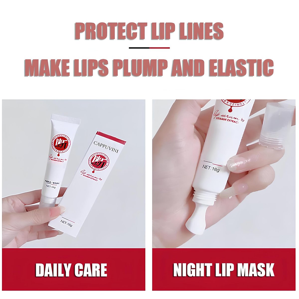 Jinshane Lip Serum with Vitamin Extract – Dark Lip Lightening Treatment for Smokers & Non-Smokers, Lip Brightener Fade Cream, 2-Pack - görsel 11