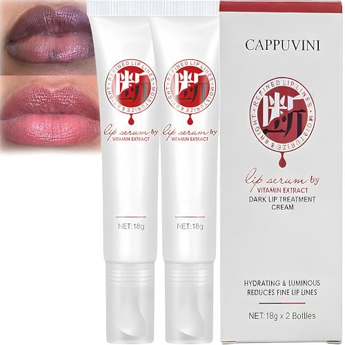 Jinshane Lip Serum with Vitamin Extract – Dark Lip Lightening Treatment for Smokers & Non-Smokers, Lip Brightener Fade Cream, 2-Pack - görsel 2