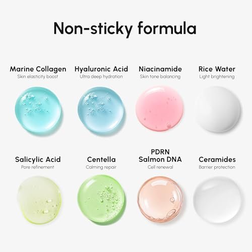 MAREE Hydrating Milky Toner for Face - Rice Toner with Niacinamide & Collagen - Skin Barrier Repair Toners for Face - Milk Toners Essence - PDRN, Hyaluronic Acid, Ceramides - Tonico Facial - görsel 12