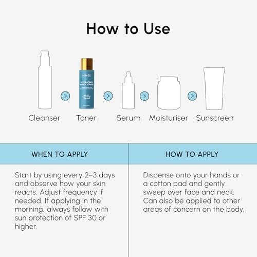 MAREE Hydrating Milky Toner for Face - Rice Toner with Niacinamide & Collagen - Skin Barrier Repair Toners for Face - Milk Toners Essence - PDRN, Hyaluronic Acid, Ceramides - Tonico Facial - görsel 18