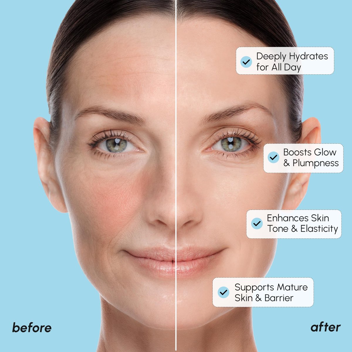 MAREE Hydrating Milky Toner for Face - Rice Toner with Niacinamide & Collagen - Skin Barrier Repair Toners for Face - Milk Toners Essence - PDRN, Hyaluronic Acid, Ceramides - Tonico Facial - görsel 7