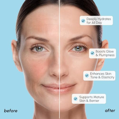 MAREE Hydrating Milky Toner for Face - Rice Toner with Niacinamide & Collagen - Skin Barrier Repair Toners for Face - Milk Toners Essence - PDRN, Hyaluronic Acid, Ceramides - Tonico Facial