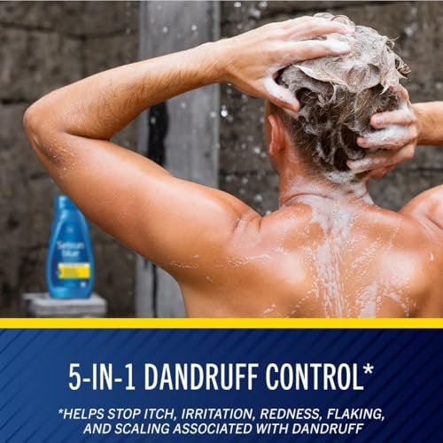 Selsun Blue Itchy Dry Scalp Anti-Dandruff Shampoo, Extra-Hydrating Formula with Pyrithione Zinc 1%, 11 fl. oz. (Pack of 2) Avelisse