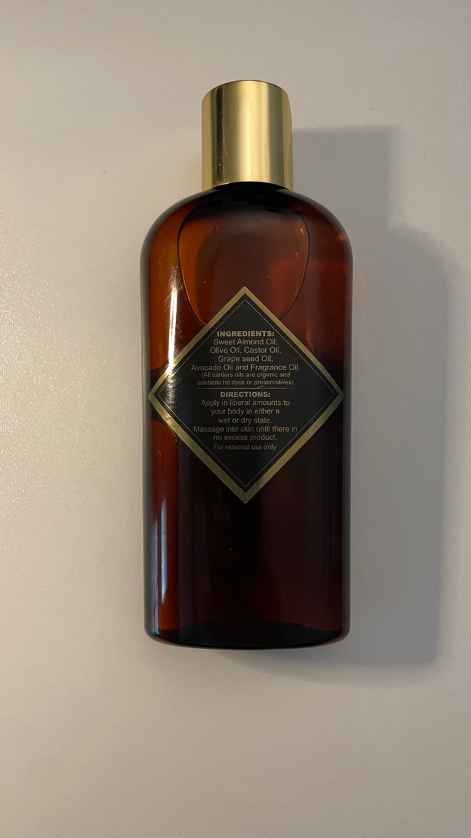 Brown Sugar Babe Rich Aunty Body Oil – Nourishing Lightweight Body Oil with Almond, Avocado, Olive, Grape Seed & Turkish Rose Oils, Paraben Free, 4 Fl Oz Avelisse