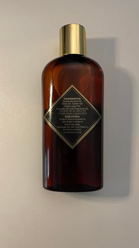 Brown Sugar Babe Rich Aunty Body Oil – Nourishing Lightweight Body Oil with Almond, Avocado, Olive, Grape Seed & Turkish Rose Oils, Paraben Free, 4 Fl Oz Avelisse