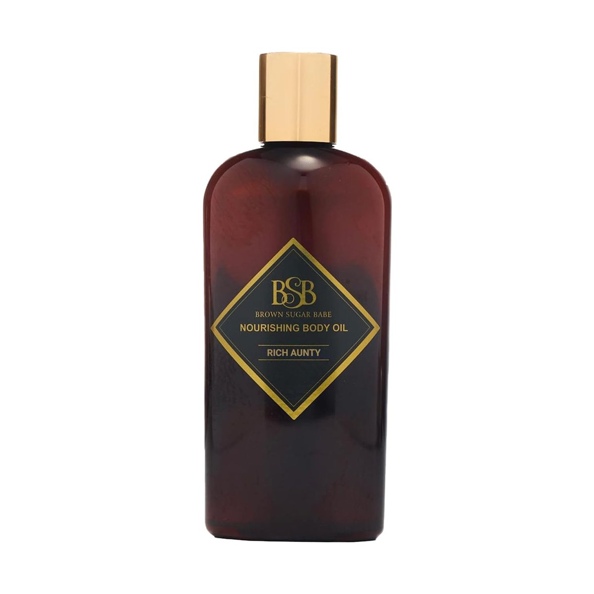 Brown Sugar Babe Rich Aunty Body Oil – Nourishing Lightweight Body Oil with Almond, Avocado, Olive, Grape Seed & Turkish Rose Oils, Paraben Free, 4 Fl Oz Avelisse