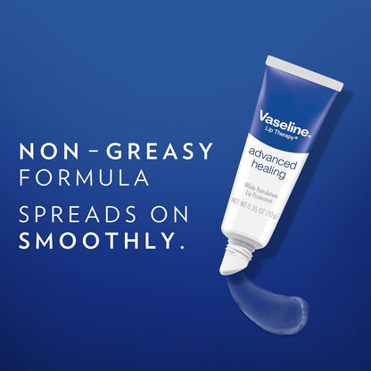 Vaseline Intensive Care Unscented Advanced Repair Lotion + Professional Lip Therapy Tube