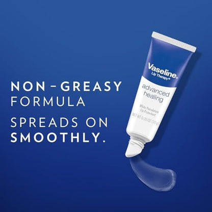 Vaseline Intensive Care Unscented Advanced Repair Lotion + Professional Lip Therapy Tube