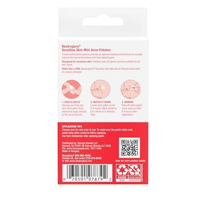 Neutrogena Nose Acne Patches for Sensitive Skin - Hydrocolloid Blemish Patches for Overnight Wear, 10 Count Avelisse