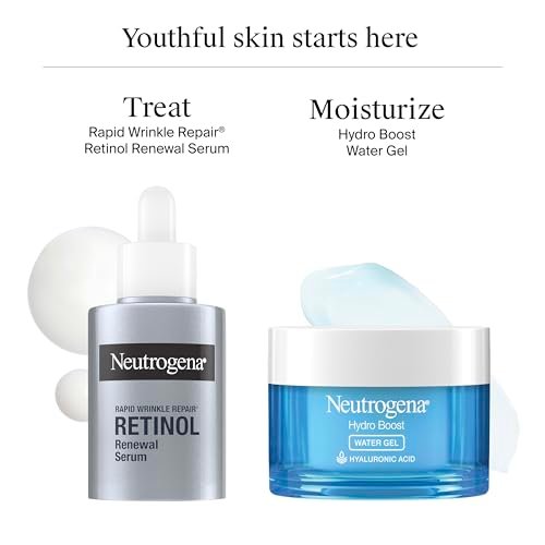 Neutrogena Rapid Wrinkle Repair Retinol Renewal Serum – Lightweight Anti-Aging Facial Serum with Pure Retinol & Antioxidants, 1 fl oz - görsel 14