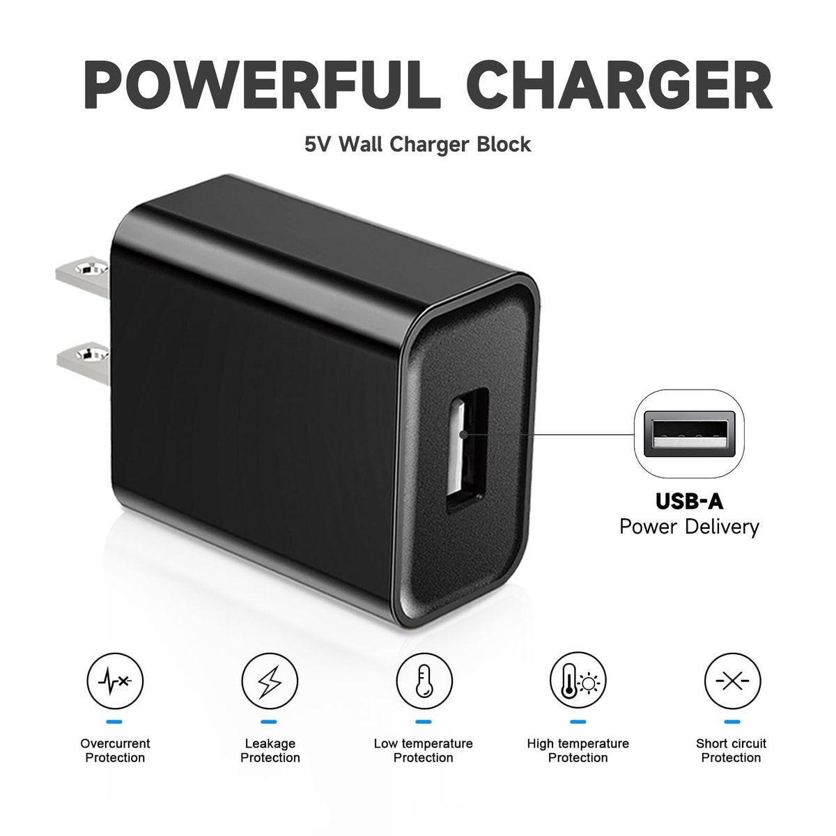 5V USB Wall Power Adaptor Charger Block for Philips Norelco Shavers, OneBlade Trimmers, Sonicare Toothbrushes & Bitvae Devices - görsel 5