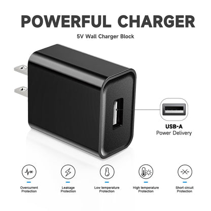 5V USB Wall Power Adaptor Charger Block for Philips Norelco Shavers, OneBlade Trimmers, Sonicare Toothbrushes & Bitvae Devices