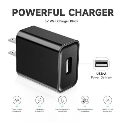 5V USB Wall Power Adaptor Charger Block for Philips Norelco Shavers, OneBlade Trimmers, Sonicare Toothbrushes & Bitvae Devices