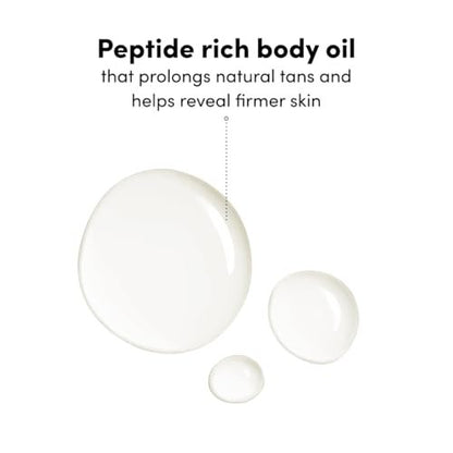 Coco & Eve Firming & Tan Prolonging Peptide Body Oil - Natural Tan Extender with Tropical Oils, Vitamins C & E, 5.75 fl oz Avelisse