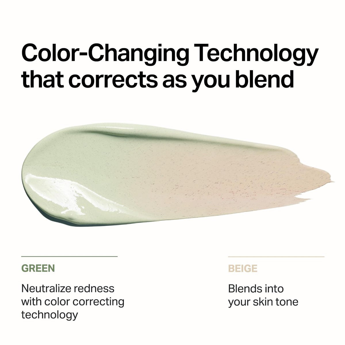 Meebak Cica Redness Solution Sunscreen SPF 50 - Color Corrector Green to Beige CC Cream with Centella and Ceramide for Fair-to-Medium Skin Tones Avelisse