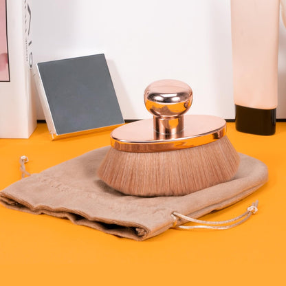 UNIMEIX Blend & Blur Extra Large Body Makeup Brush with Drawstring Bag - RoseGold Avelisse