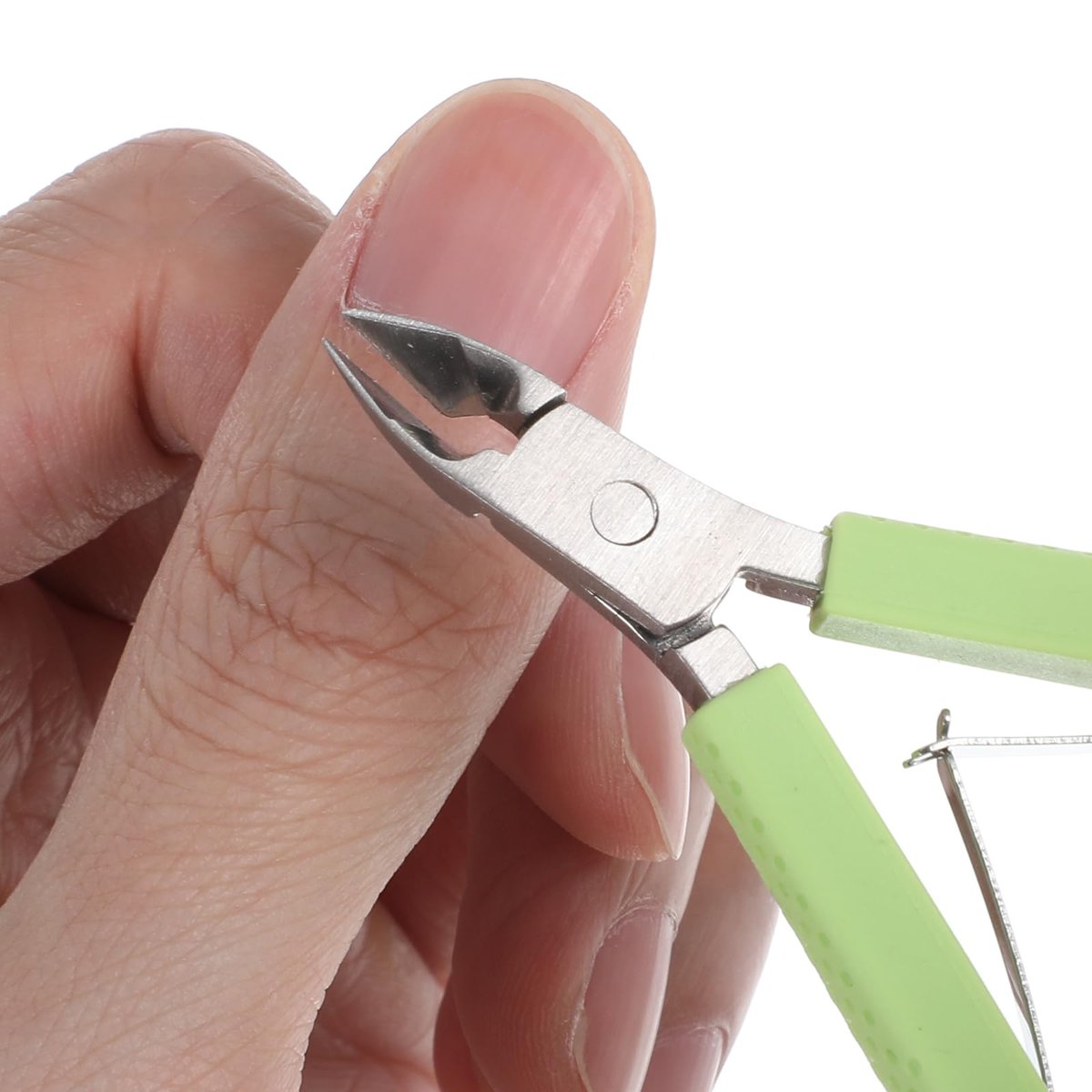 Professional Cuticle Nippers – 2-Pack Stainless Steel Cuticle Trimmer with Non-Slip Silicone Handle for Manicure & Pedicure - görsel 11