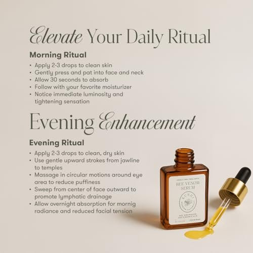KUSHI Bee Venom Serum – Hydrating & Firming Face Serum for Radiant, Youthful-Looking Skin – Cruelty-Free, No Parabens or Sulfates – 15ml Avelisse